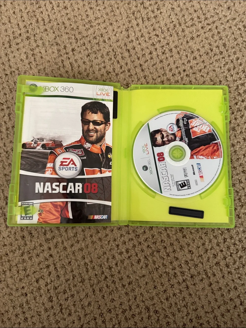 Microsoft Xbox 360 Sports Game Pair - Green Cases